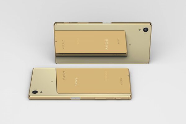 Sony xperia z5 золотистого цвета