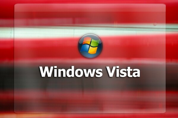 Эмблема windows на красном фоне