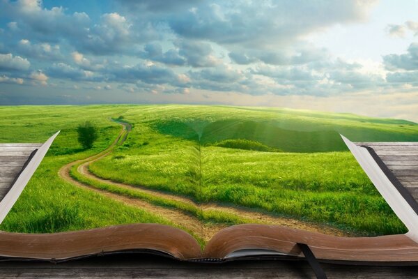 Пейзаж как открытая книга