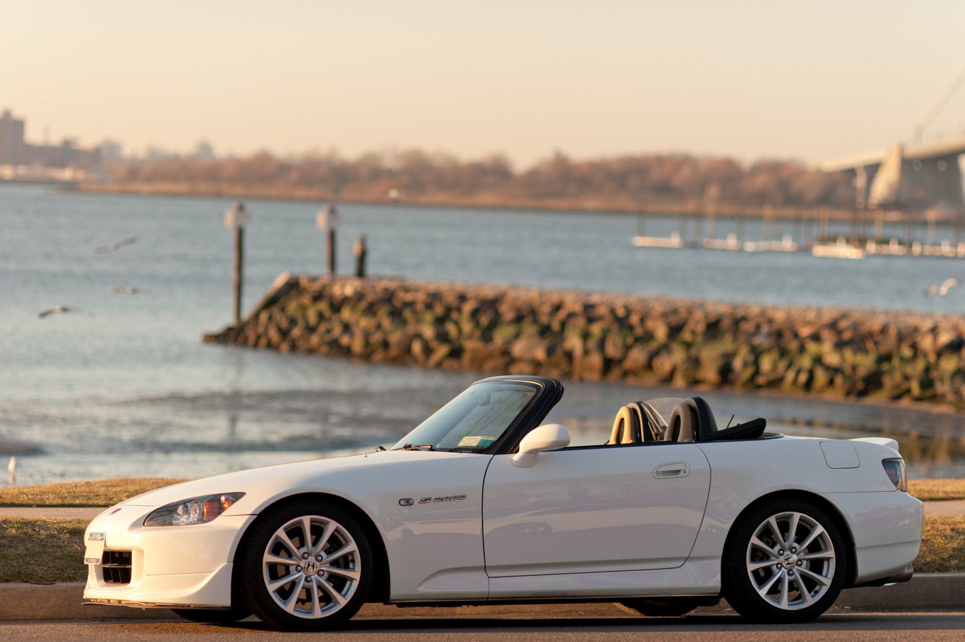 honda s2000 белый кабриолет
