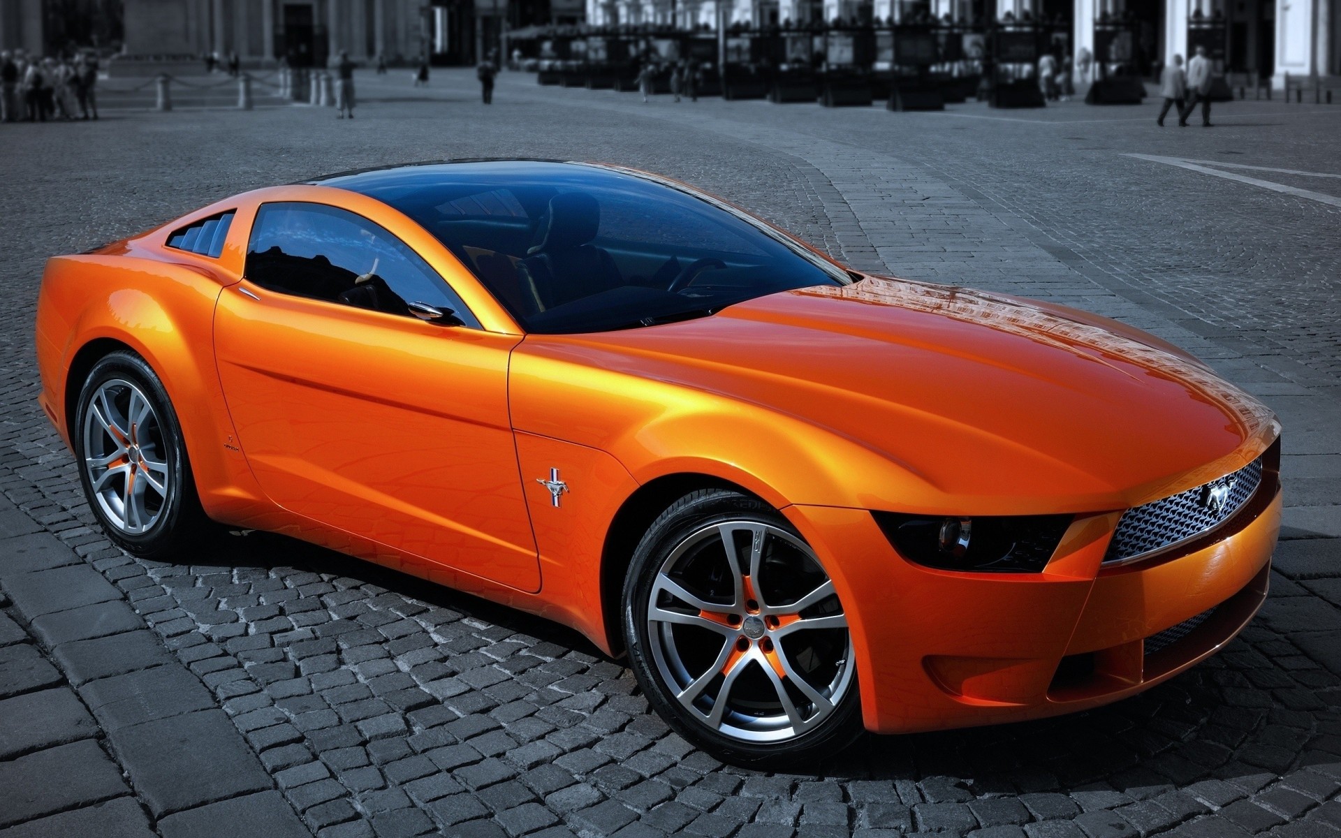 mustang ulica ford ruch