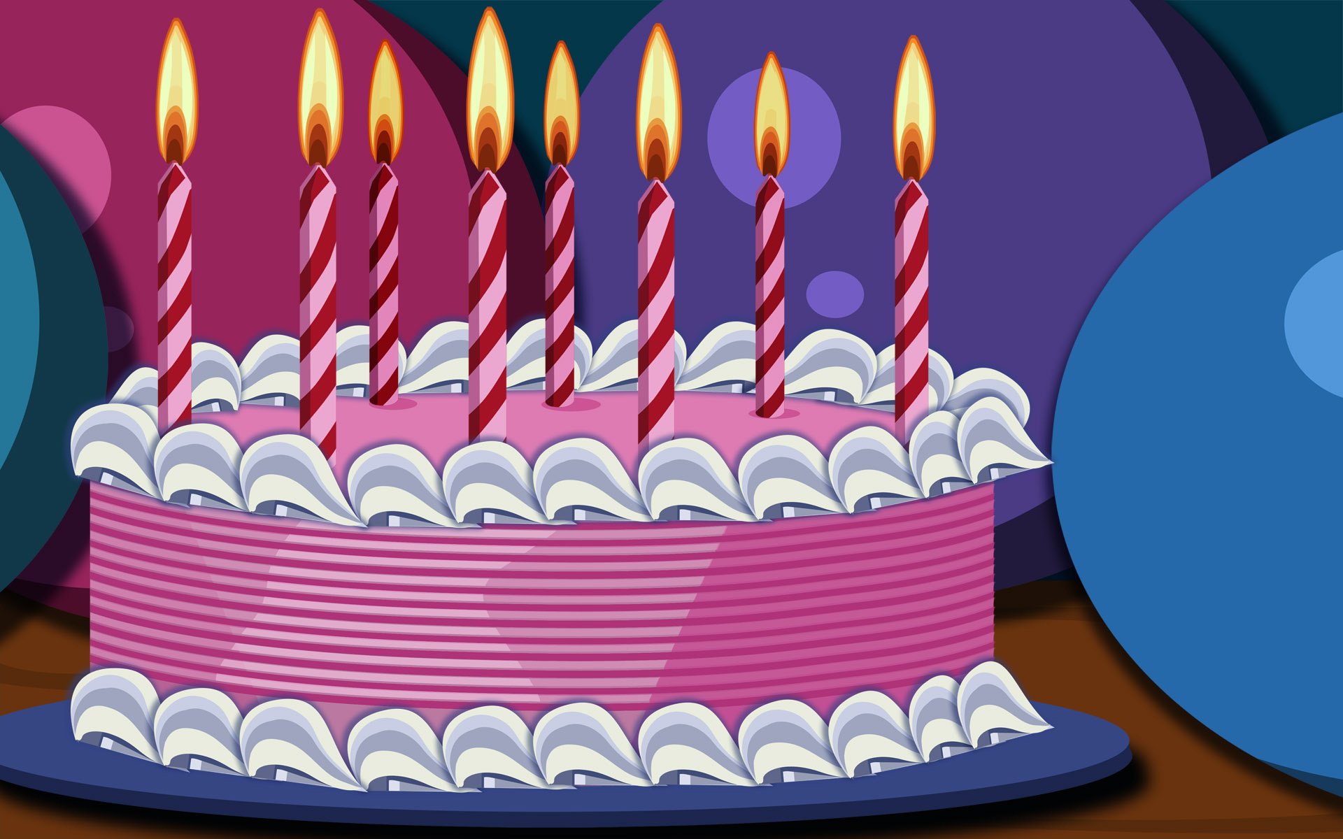 różowy krem ciasto jedzenie ciasto świeczki urodziny happy birthday świece wakacje imieniny