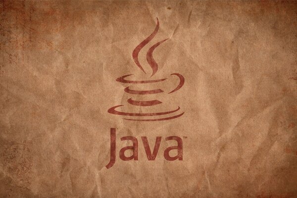 Logo java tło na pulpicie