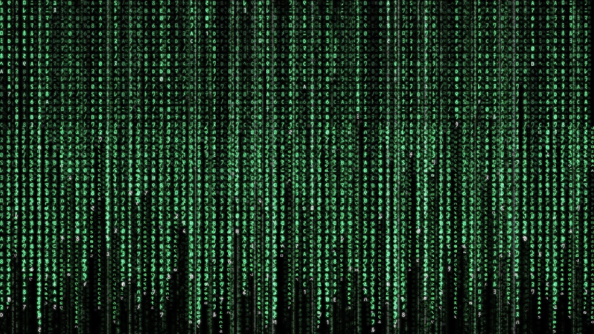 matrix kod stream zielony