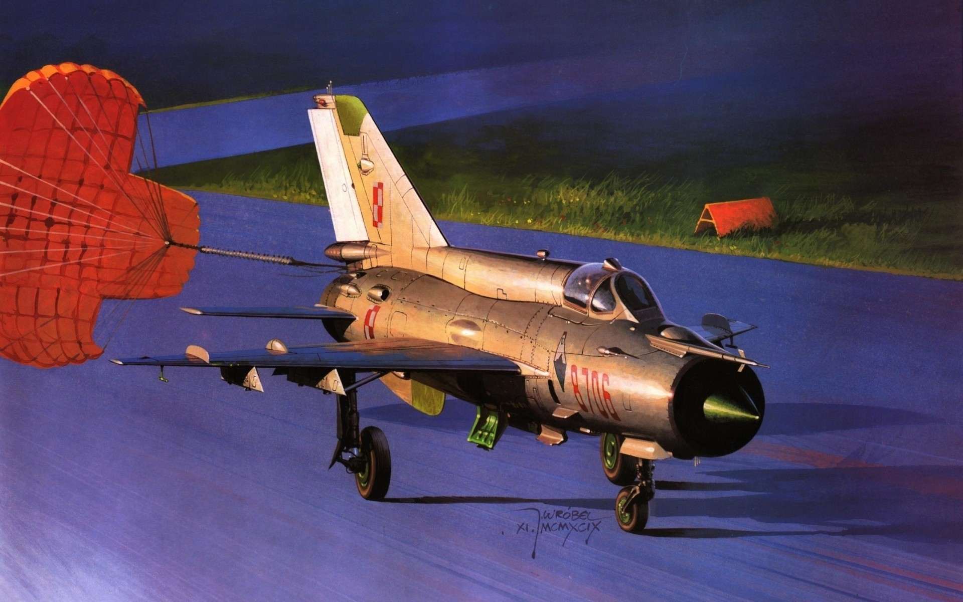 samolot art wielozadaniowy mig-21 radziecki