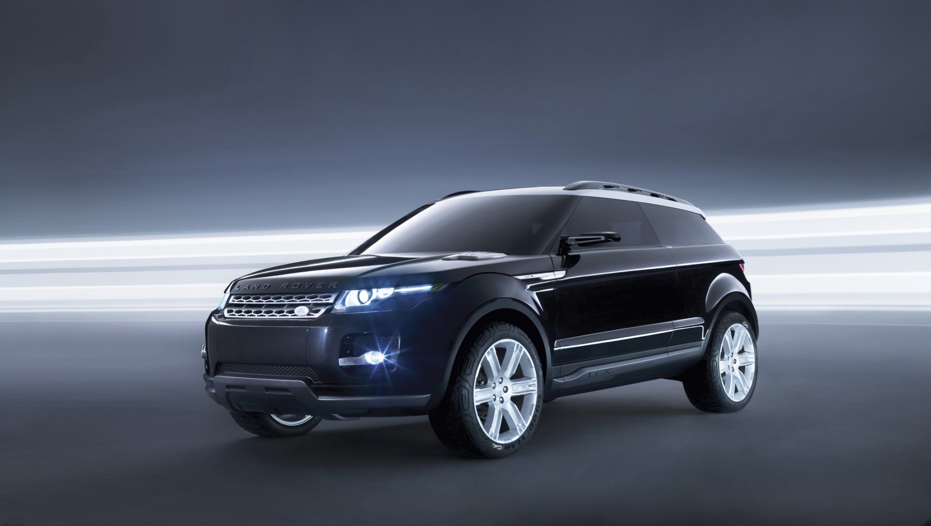 land rover черный