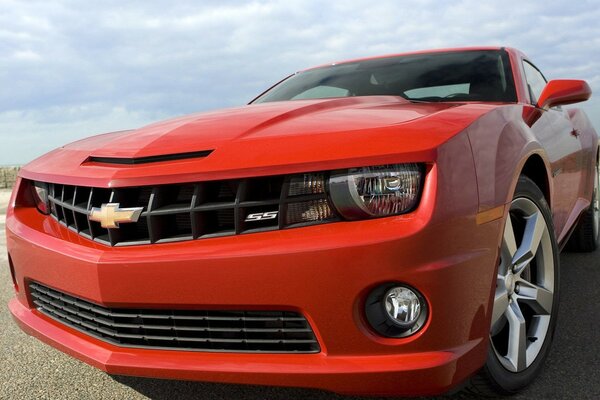 Tapeta na pulpit Czerwony Chevrolet