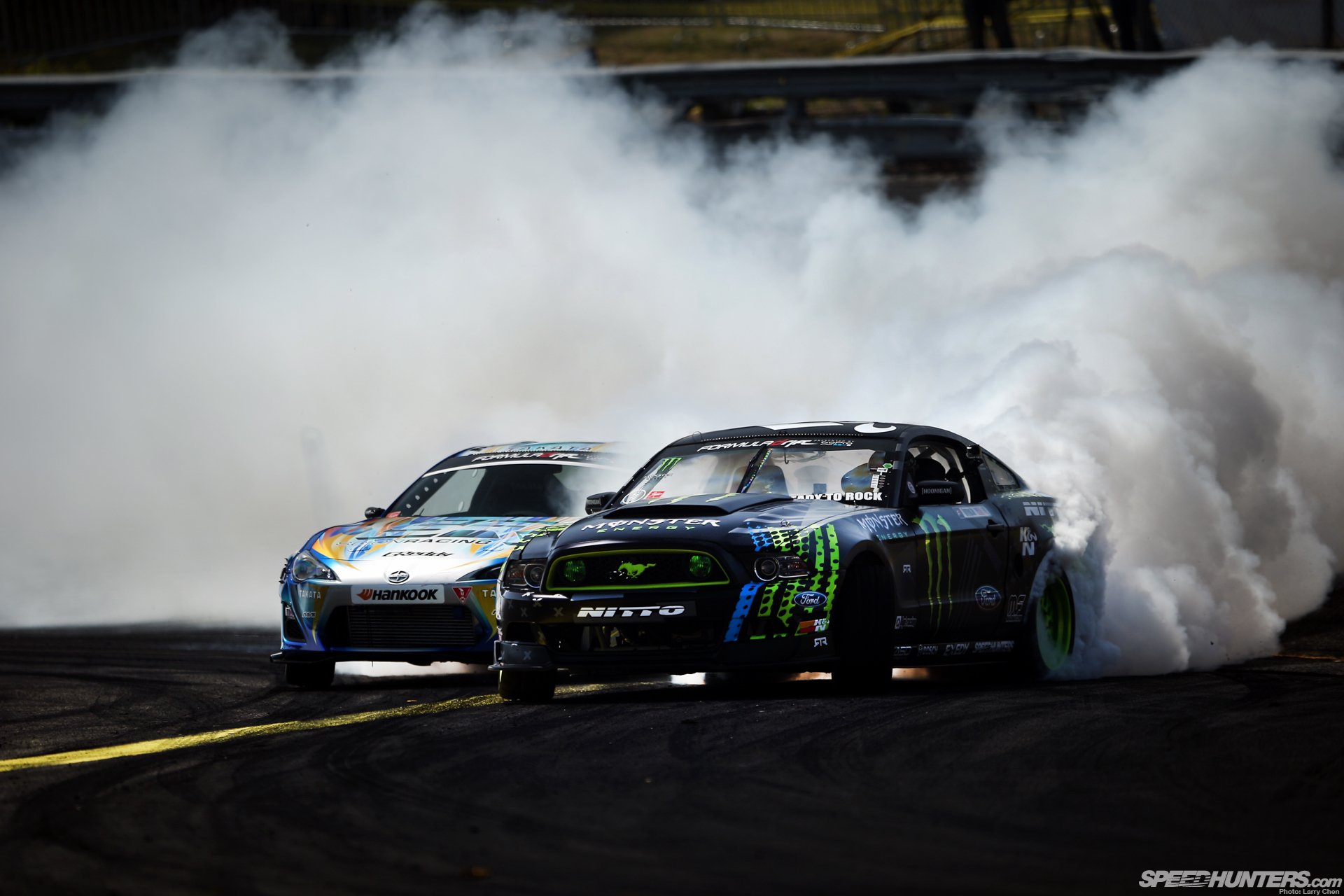 formula drift вон гиттин младший ford mustang rtr кен гуши gt86