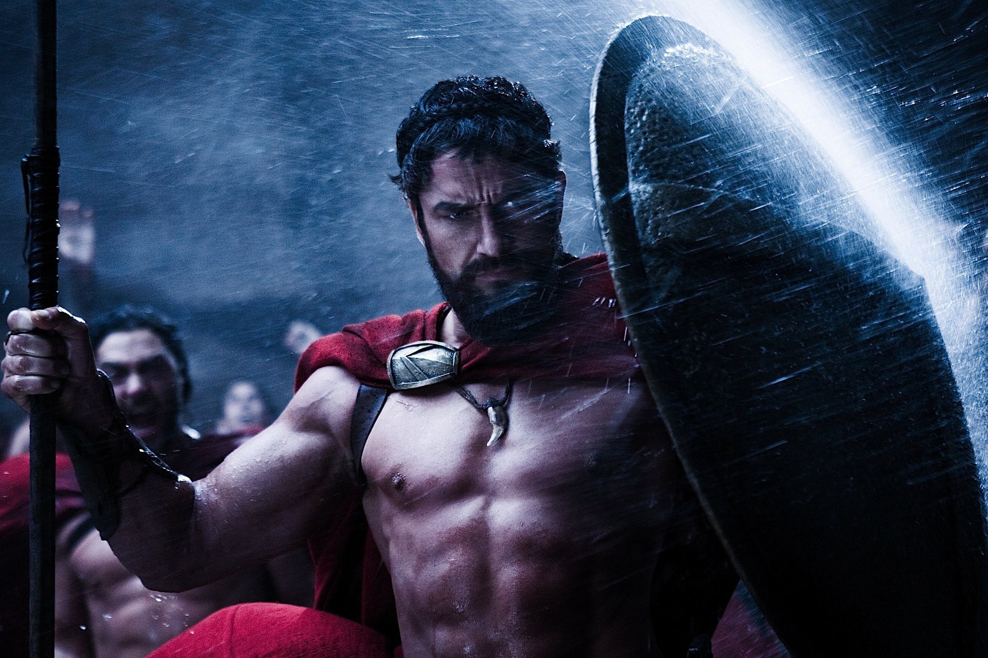 фильм джерард батлер 300 спартанцев wallpaper обои щит мужчины киноактеры