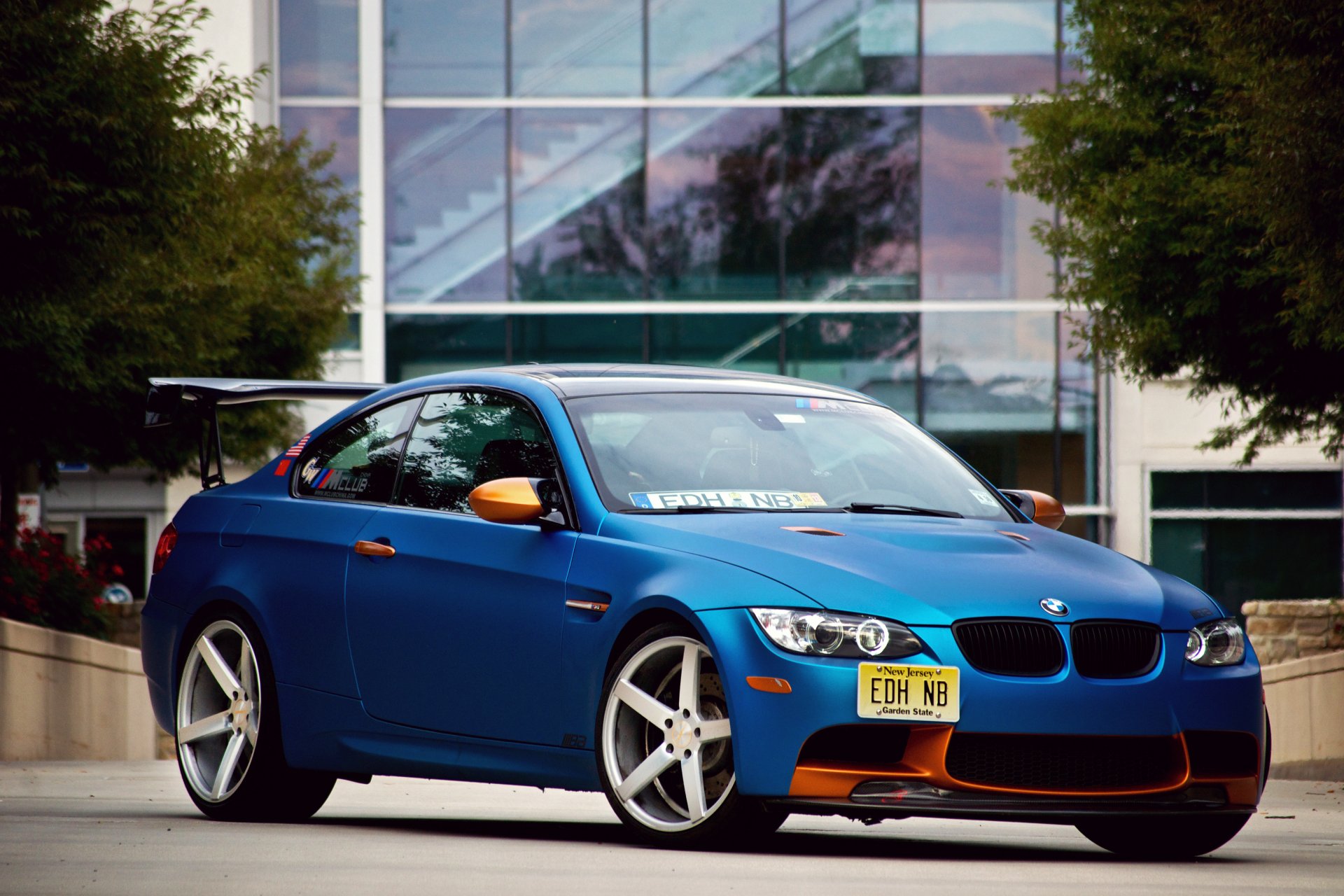 bmw e92 м3 тюнинг синяя