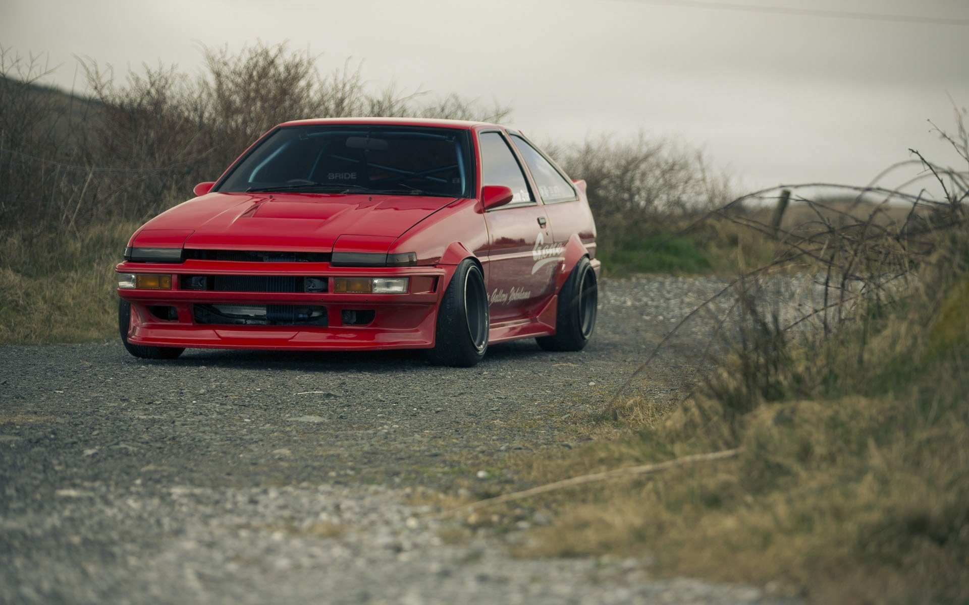 toyota corolla ae86 красные тойота королла красная