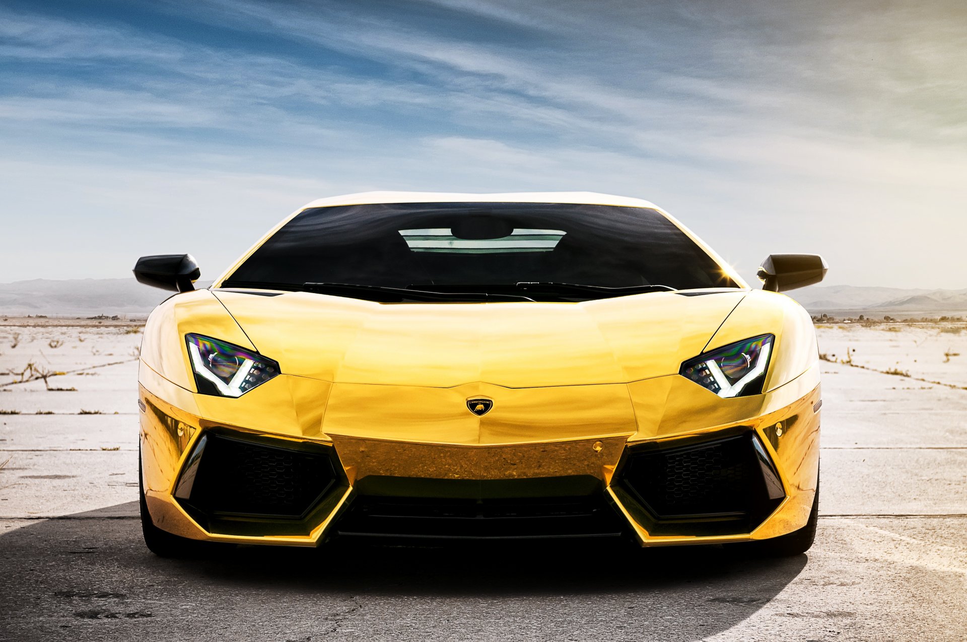 lamborghini aventador lp700-4 lb834 проект au79 хром золото ламборгини ламборджини авентадор золотистый хром отражение