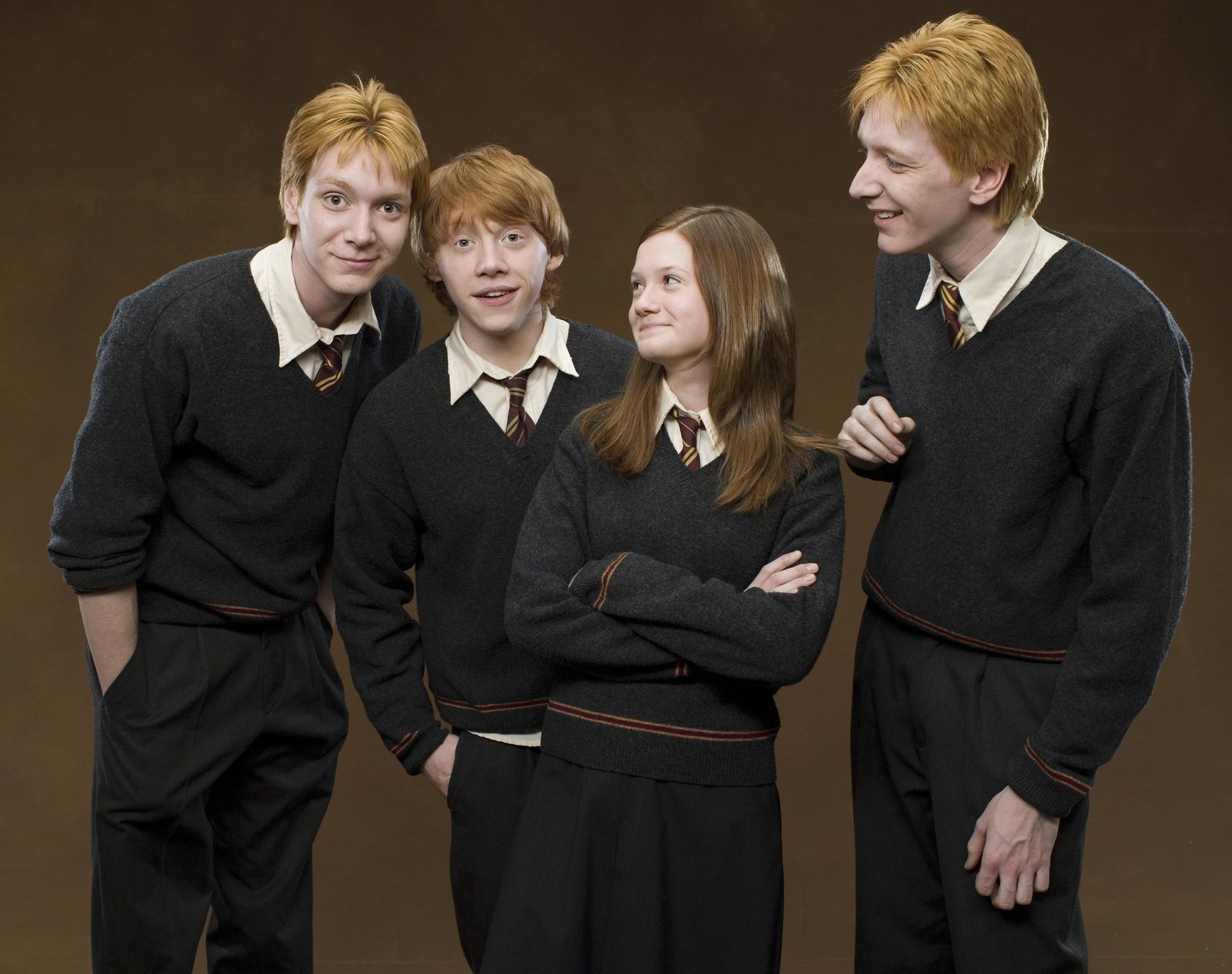 fred i george weasley weasley ginny harry potter