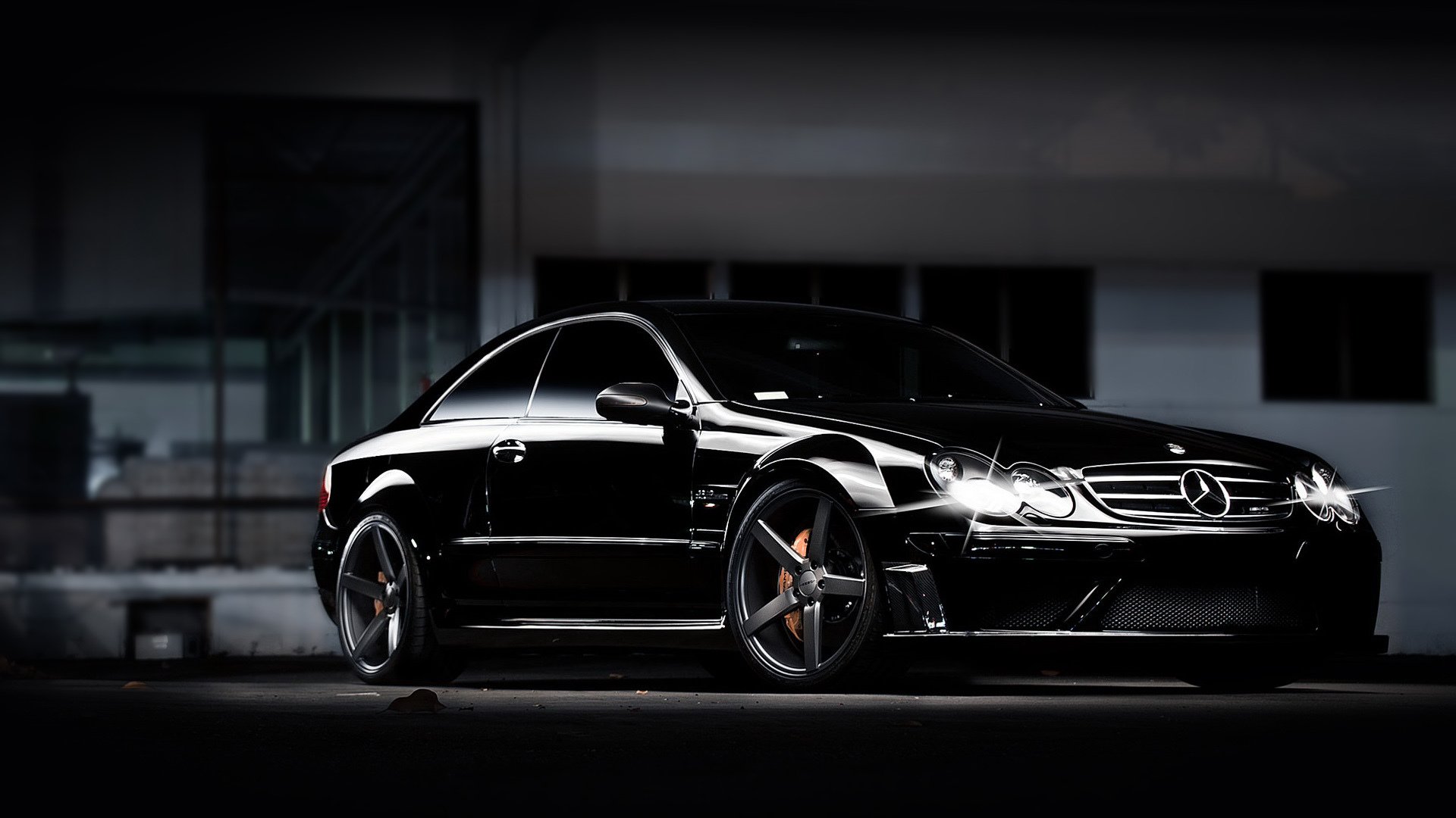 mercedes benz clk мерседес купе черный тюнинг black serie