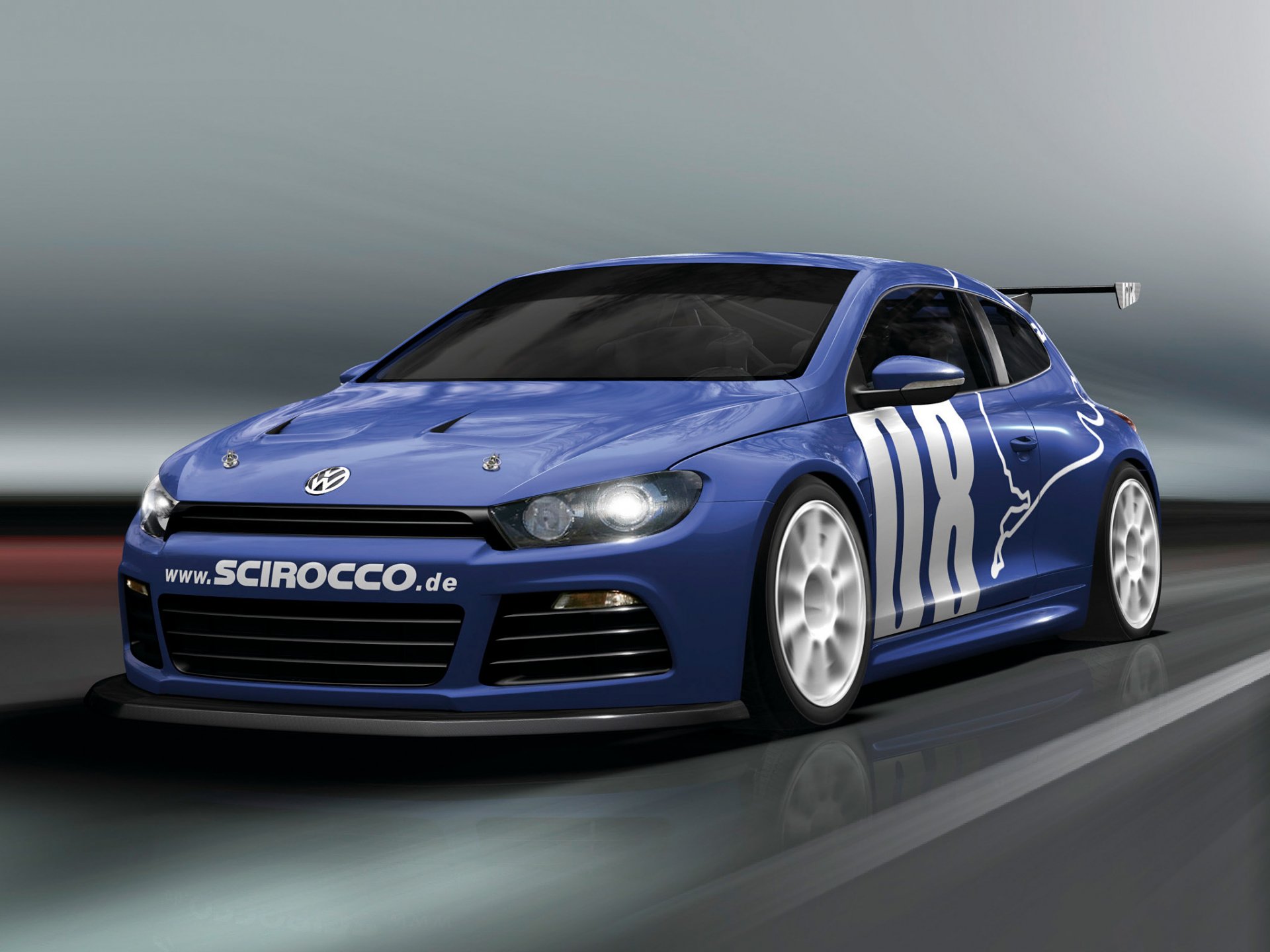 volkswagen scirocco автомобиль машина фольксваген сирокко синий движение дорога автомобили gt24