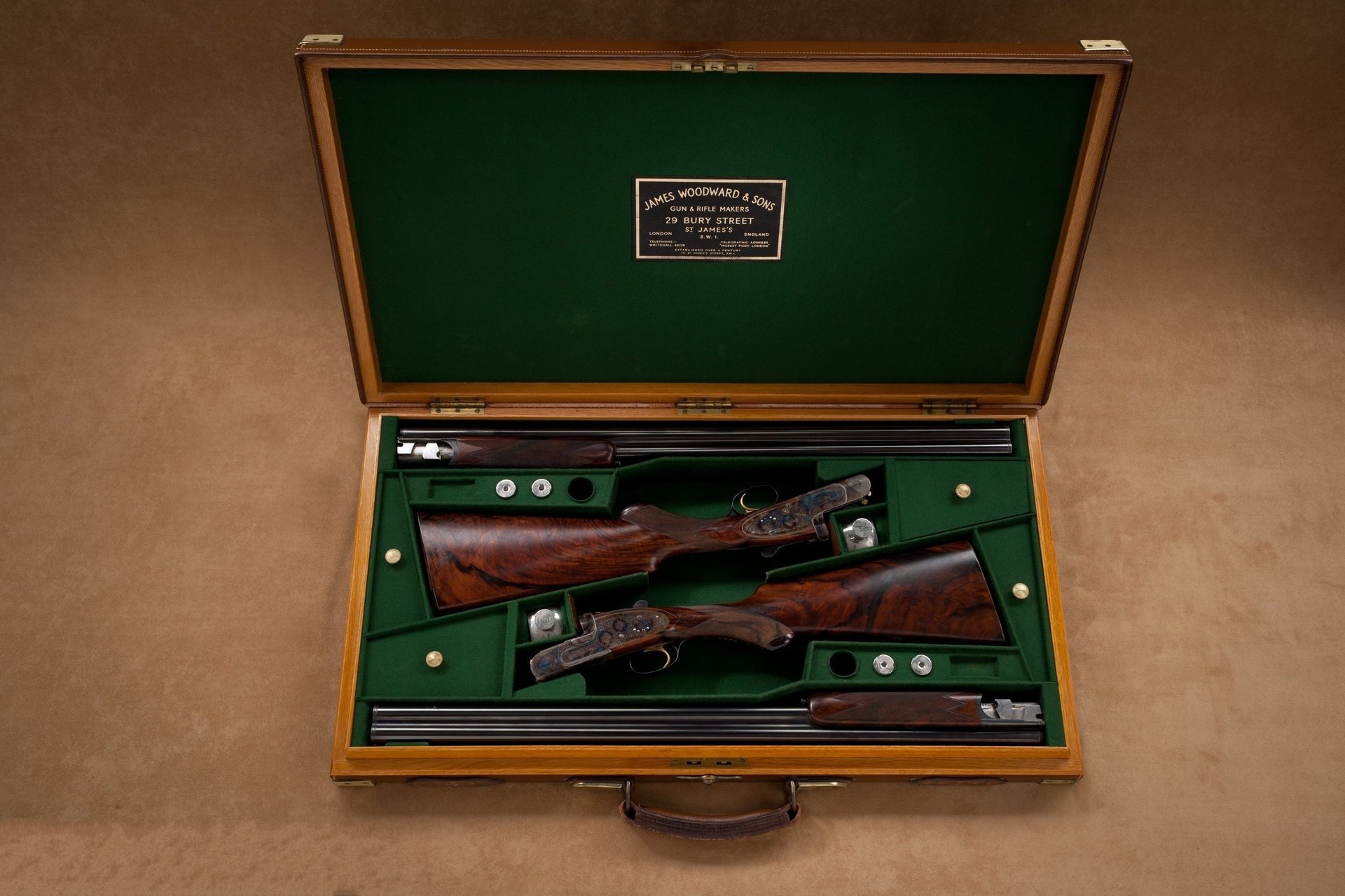 hotgun woodward tyłek james etui lufa uk