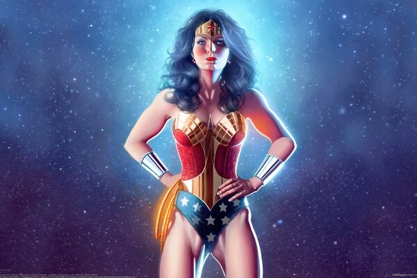Superwoman. superbohaterowie. rysunek. George patsouras