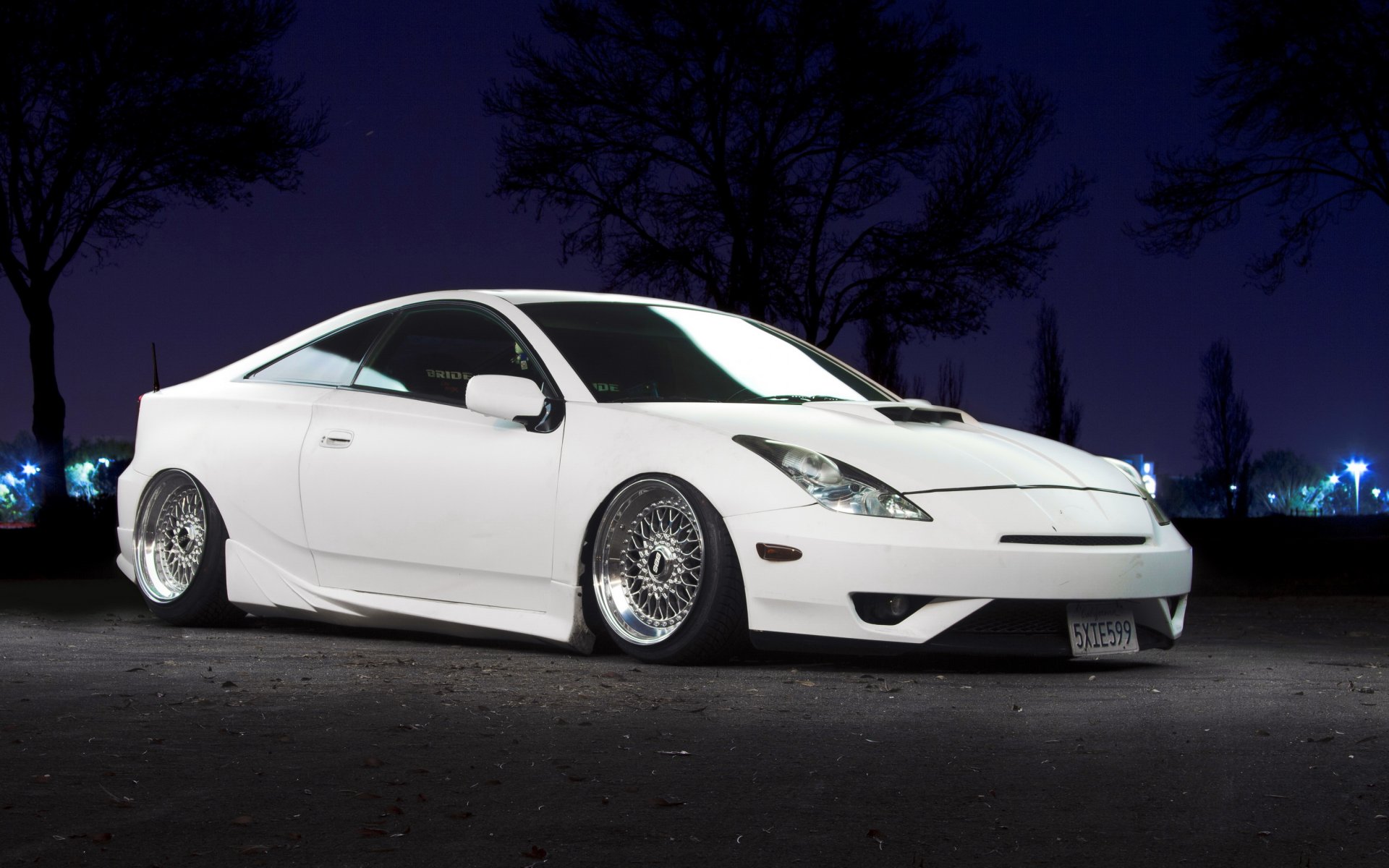 toyota celica тойота позиция тюнинг белая