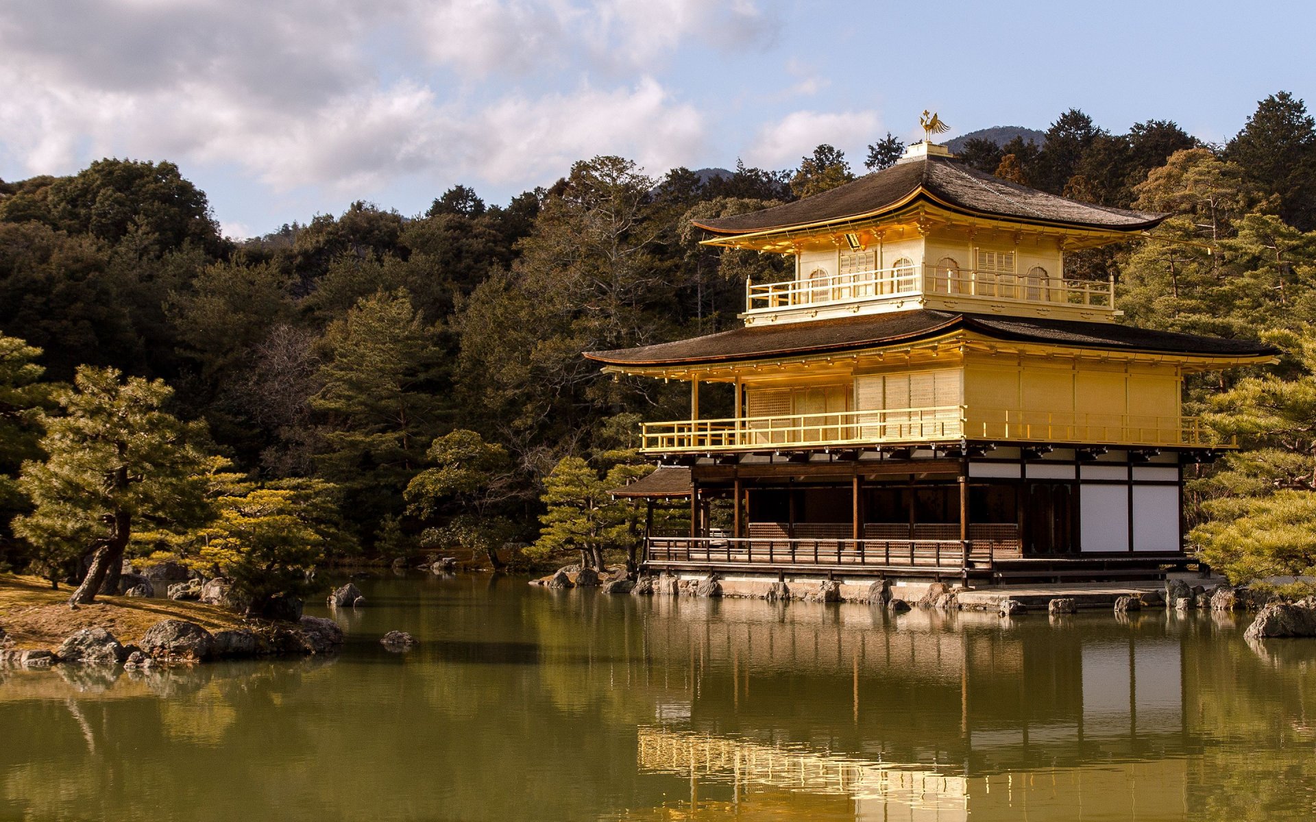 złoty pawilon kyoto japonia