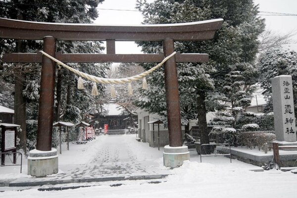 W Japonii spadł śnieg