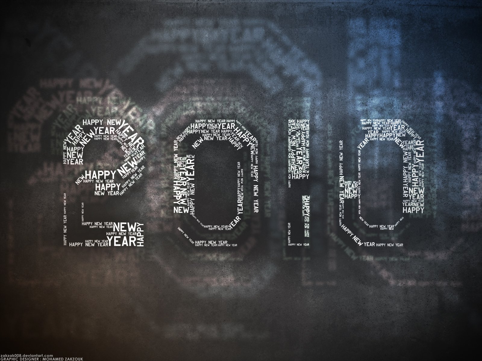 новый год 2010 темный
