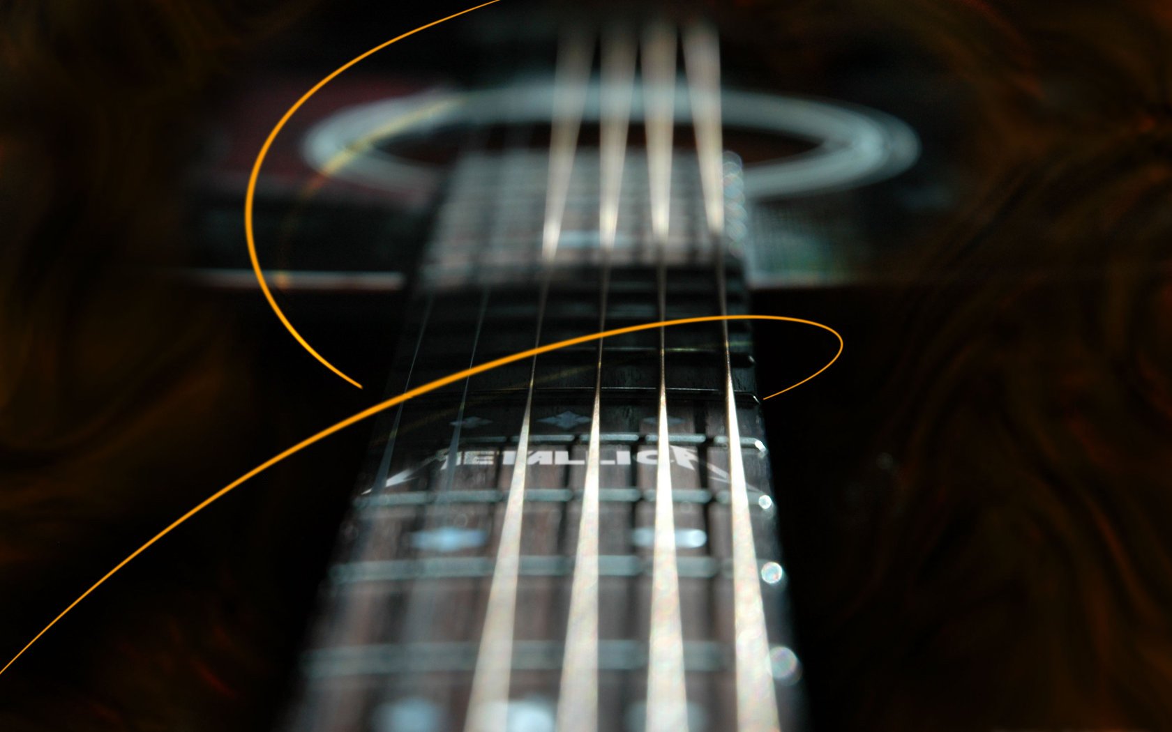 gitara gryf metallica