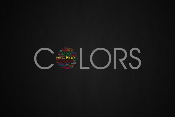 Logo kolor na czarnym tle