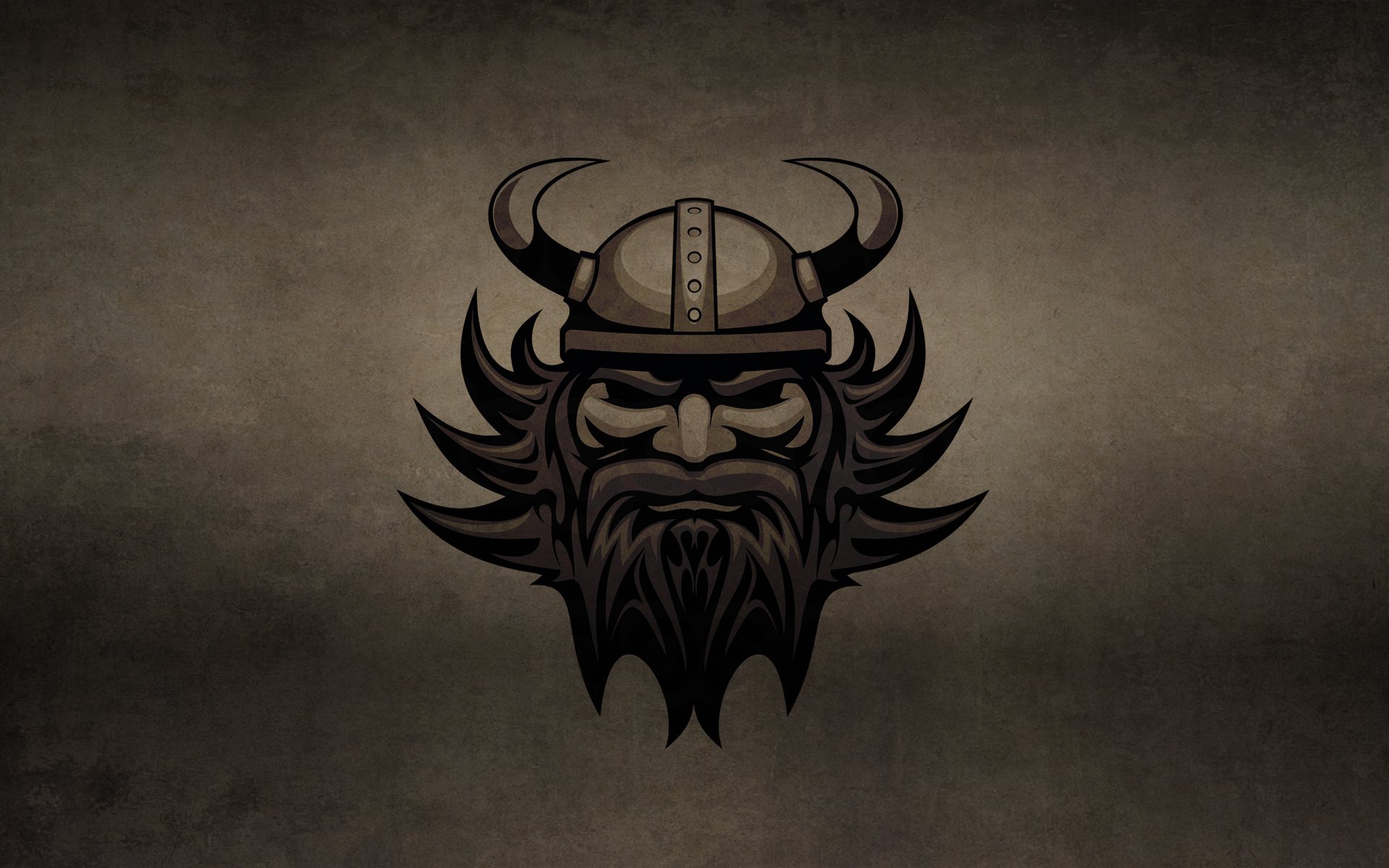 viking viking ciemne tło hełm rogi głowa broda galus