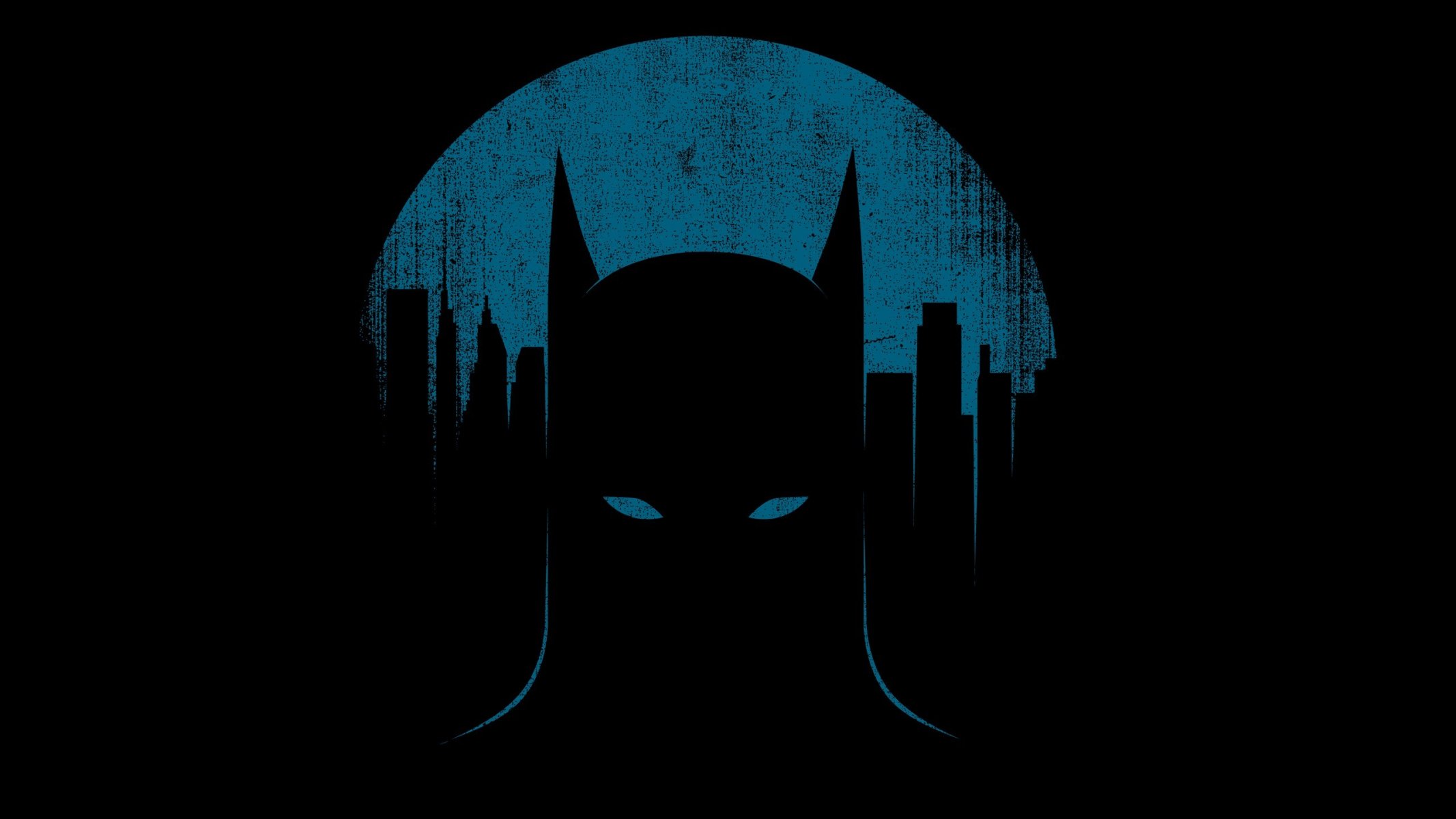 batman miasto sylwetka batman
