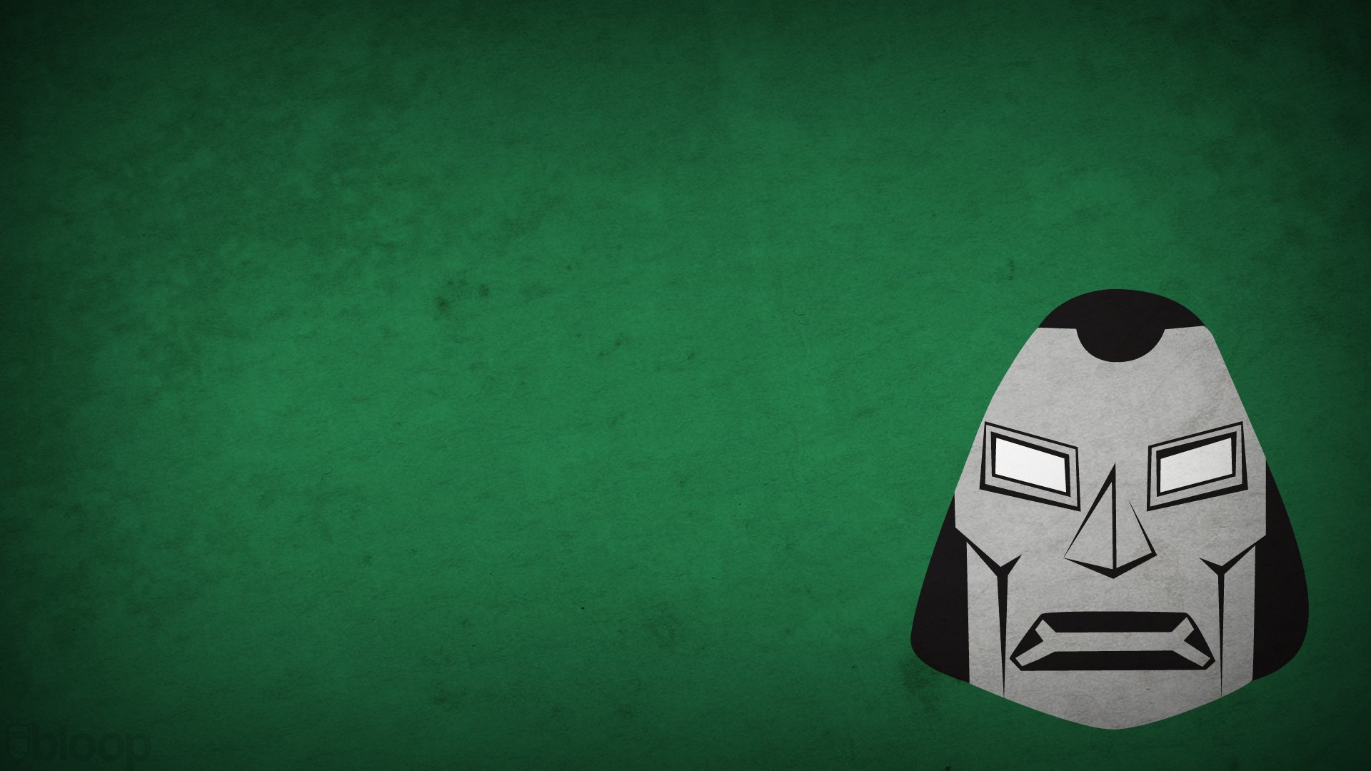 minimalizm dr doom dr doom czarny charakter zielony