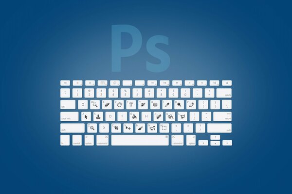 Symbole klawiatury dla programu Photoshop