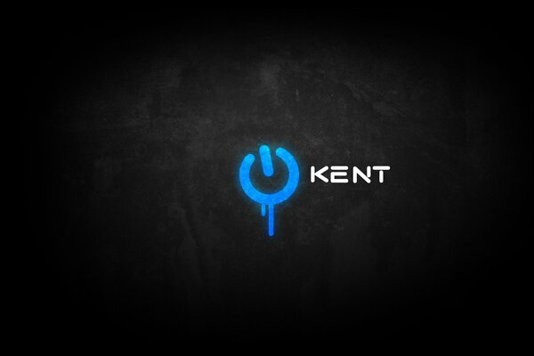 Logo papierosów Kent na czarnym tle