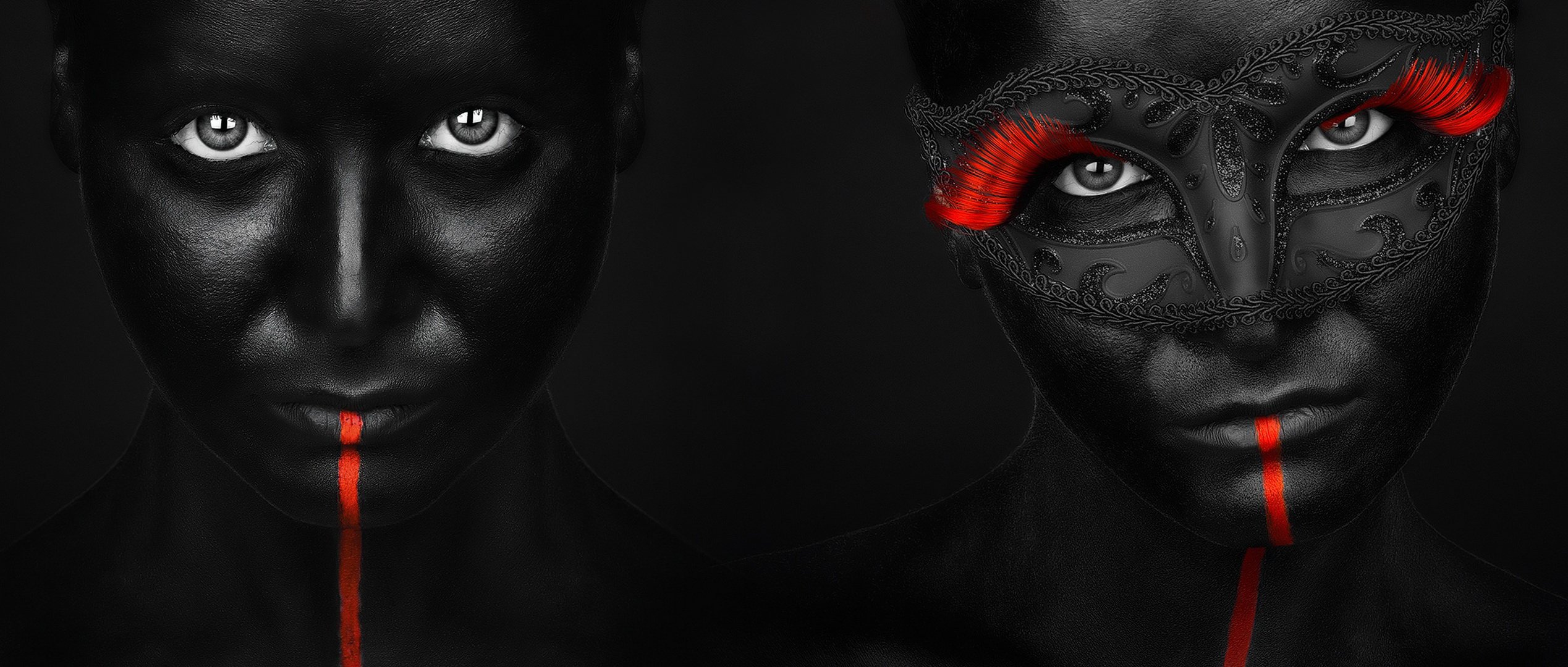 dark passion petko petkov portret maska tło