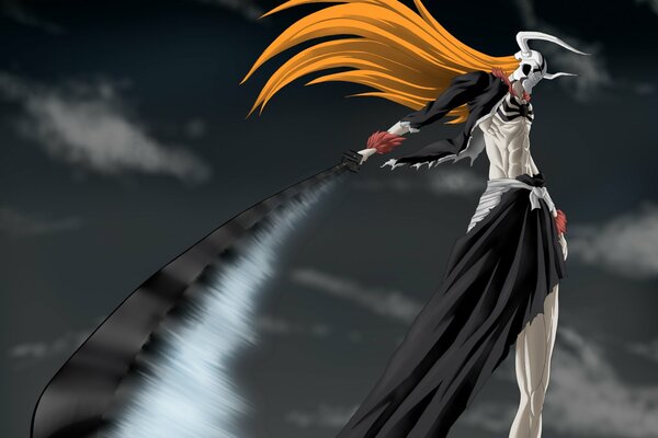 Anime Bleach miecz pusty fala Broń
