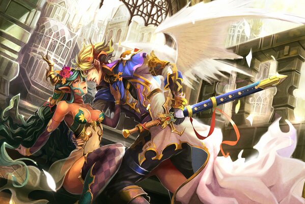 ELF i elf w zamku FANTASY