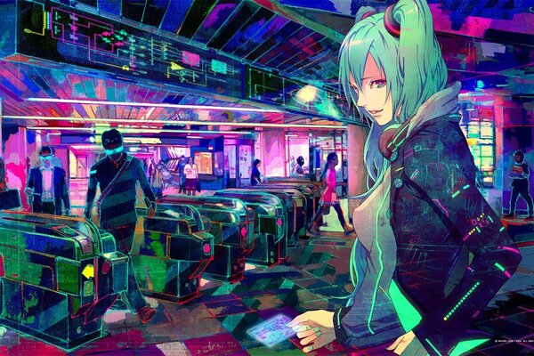Vocaloid Art na tapetę