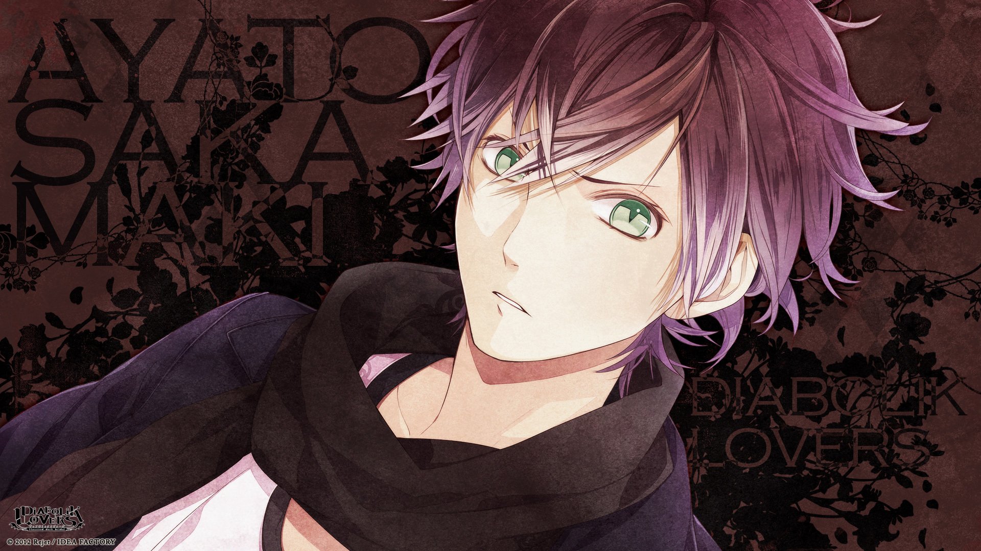 diabolik sakama ayato facet zielone oczy szalik