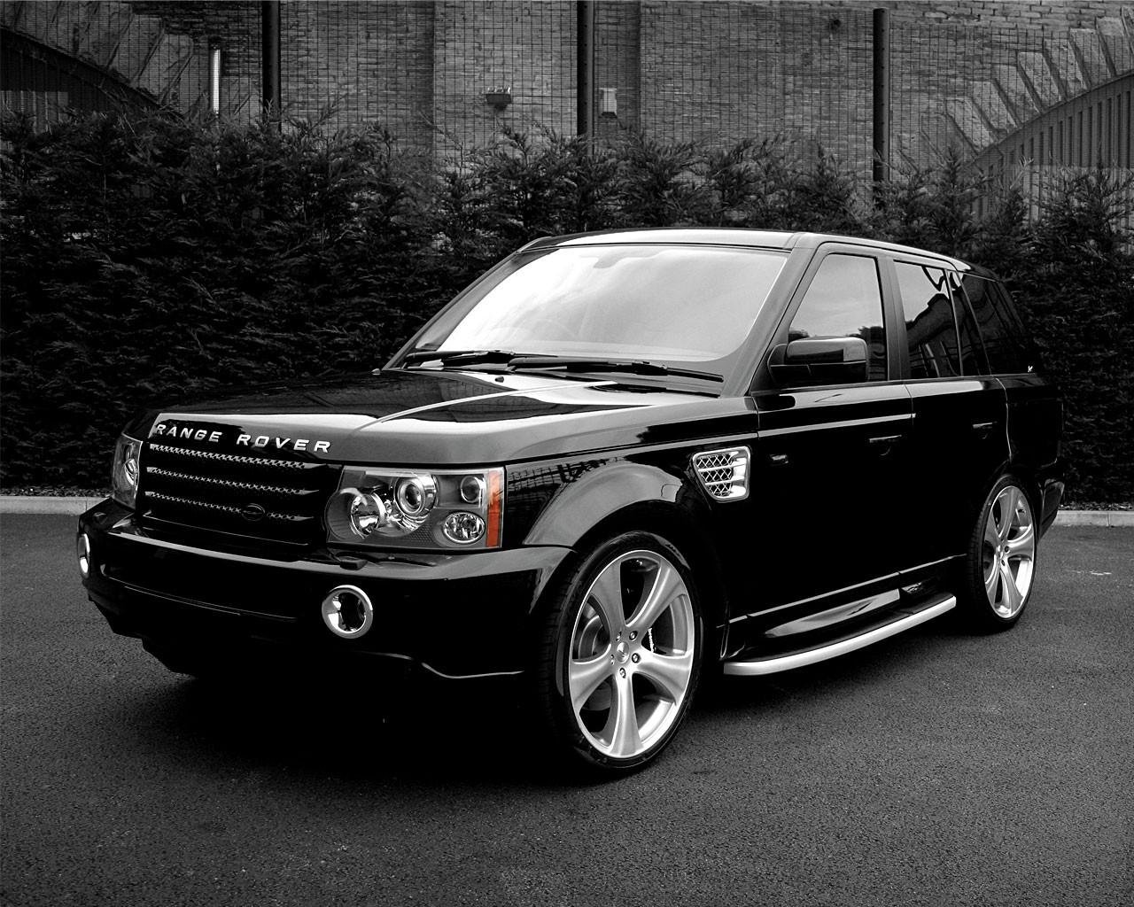 land rover внедорожник джип черно-белая