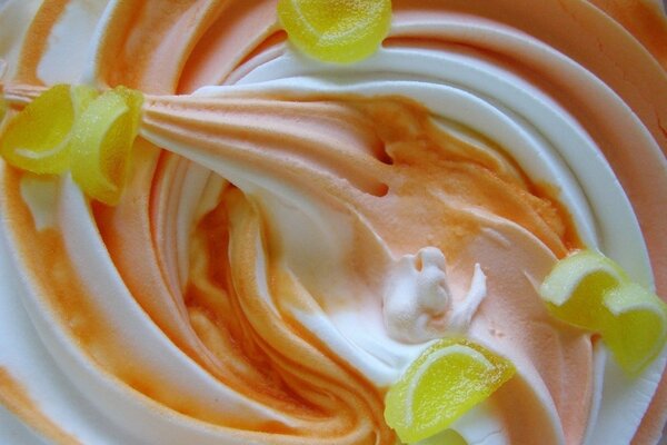 Tęczowe lody z marmoladą