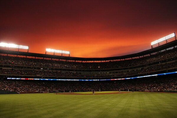 Stadion baseballowy w Teksasie, USA