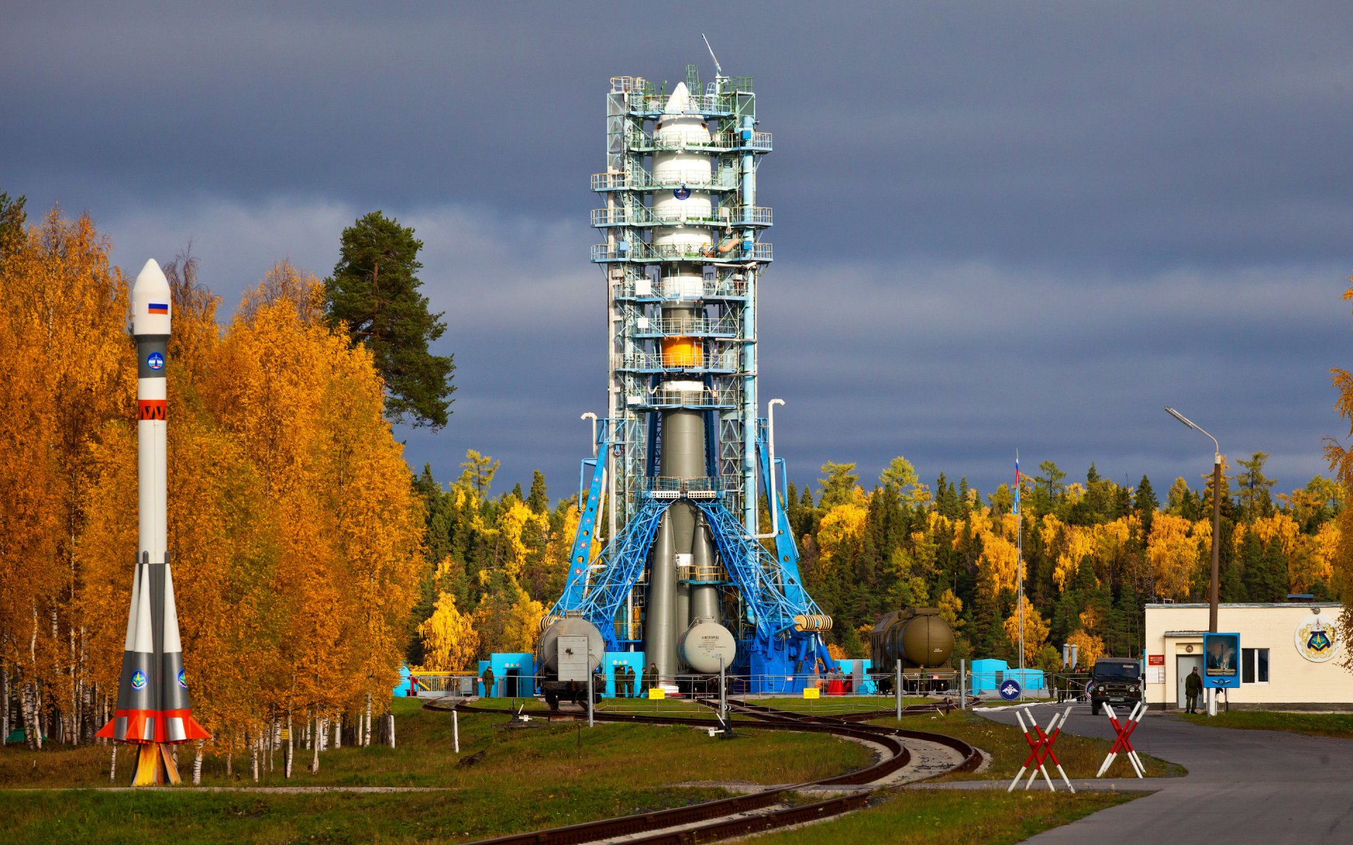 plisieck kosmodrom rakieta wyrzutnia