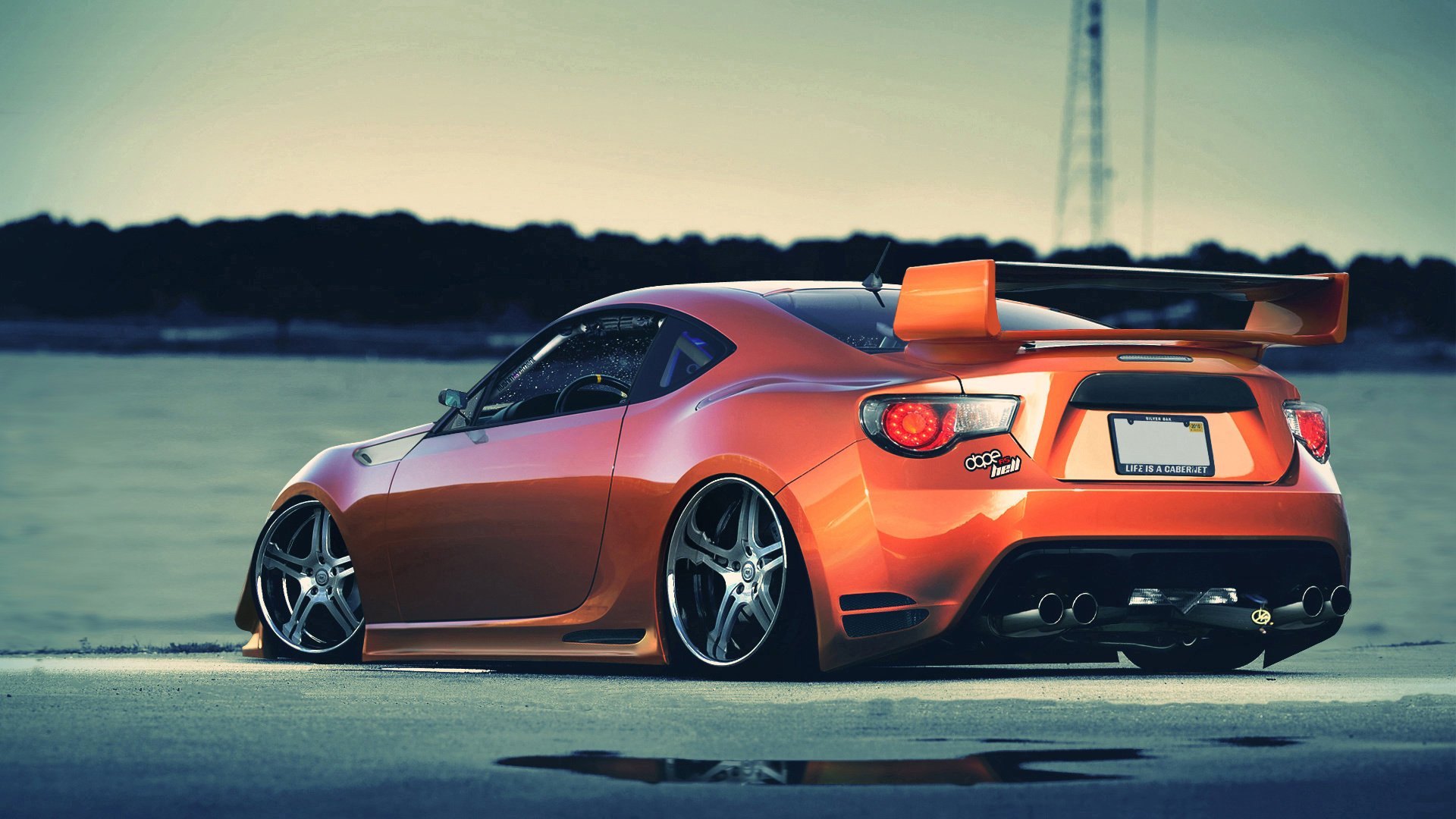 gt86 оранж toyota