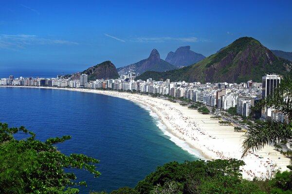 Zdjęcie panoramiczne Rio de Janeiro
