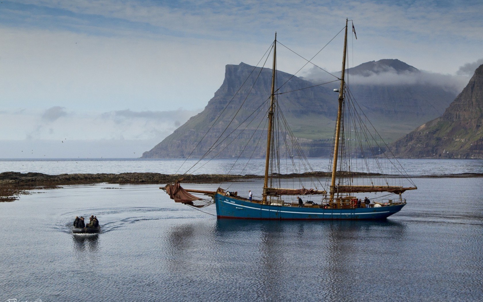 фарерские острова faroe islands дания denmark яхта горы
