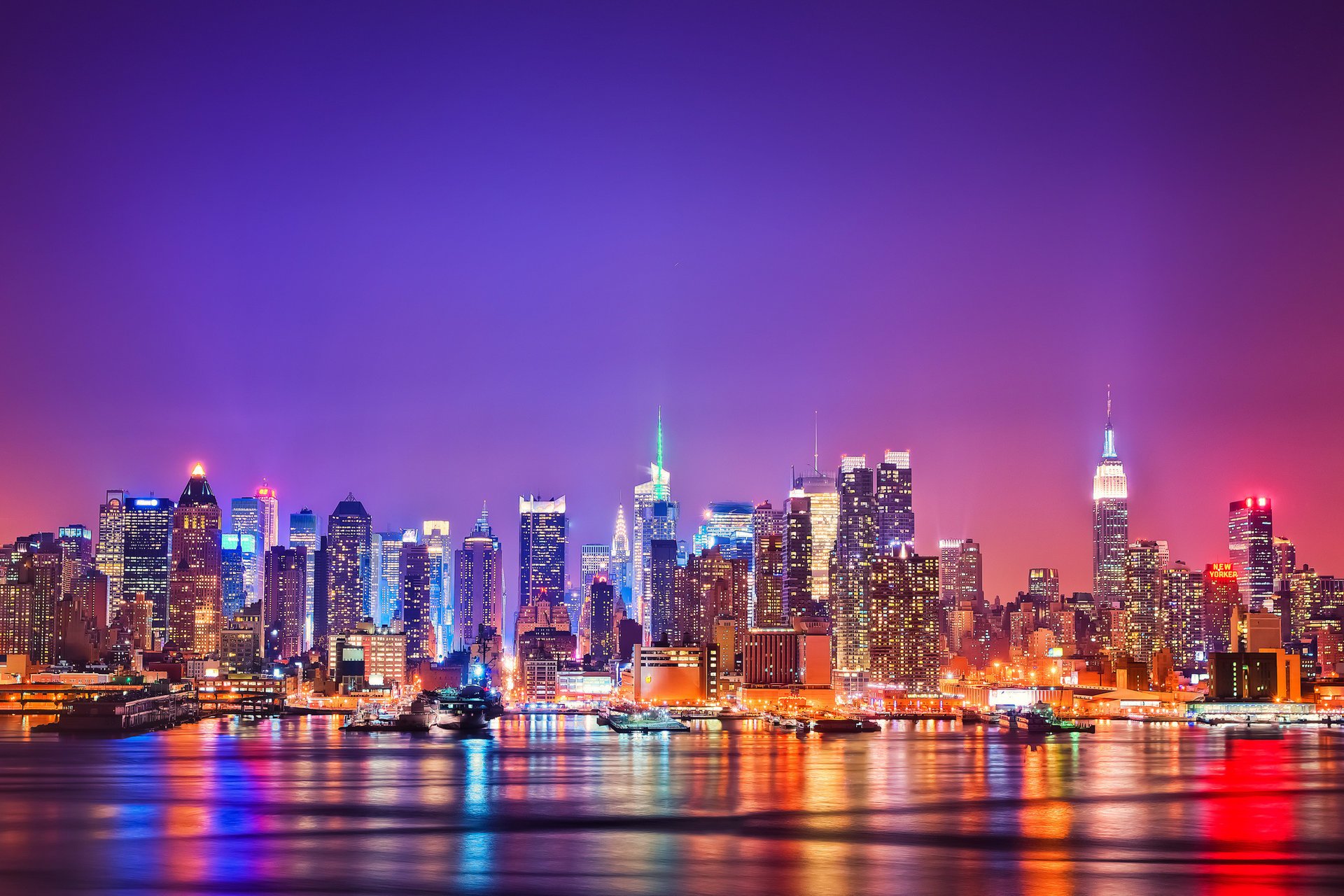 rzeka hudson usa manhattan nowy jork miasto nowy jork