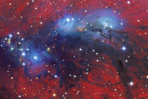 Kosmos piękny widok na konstelację łabędzia