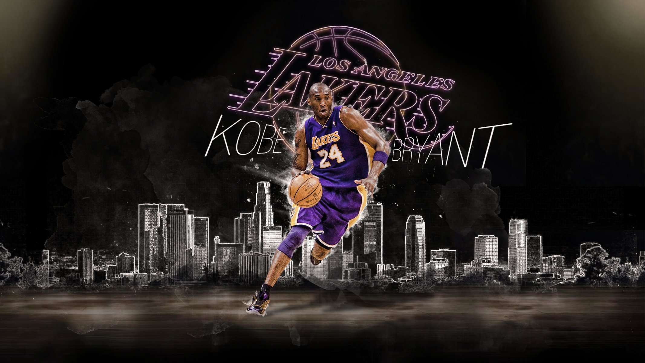 kobe bryant los angeles lakers los angeles koszykówka nba gracz piłka