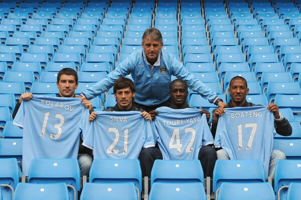 Gwiazdy futbolu Manchesteru Hiszpania