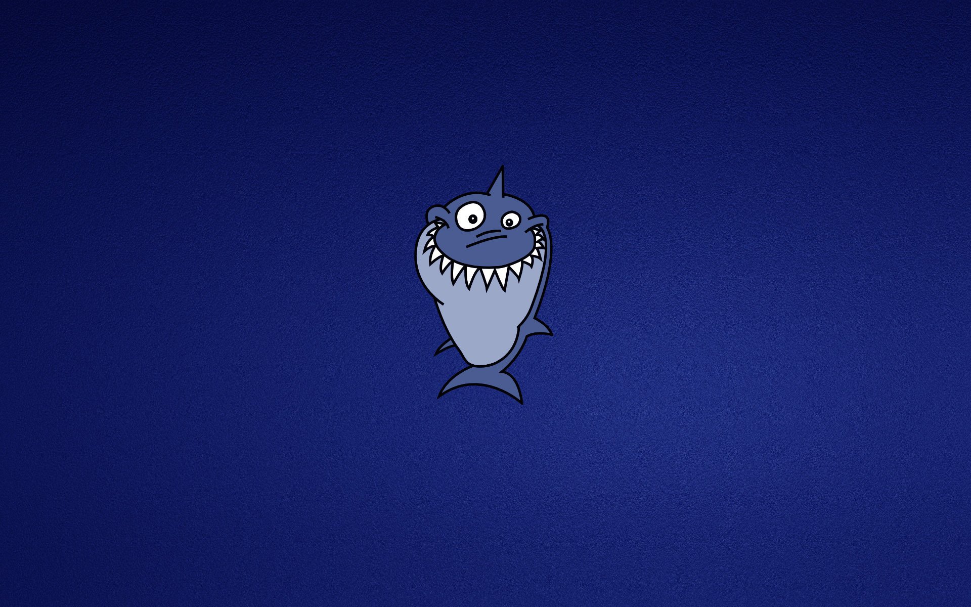 зубастая минимализм shark синий улыбка акула