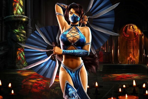 Kitana Mortal Kombat duży obraz